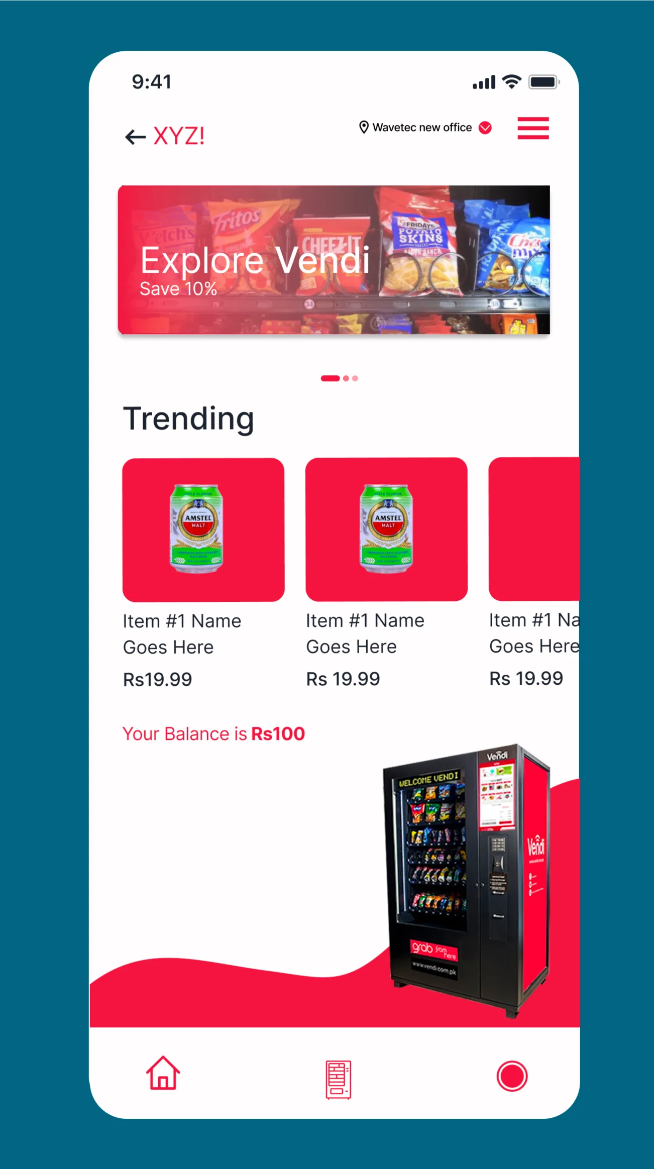 3 (3)) Vendi explore page